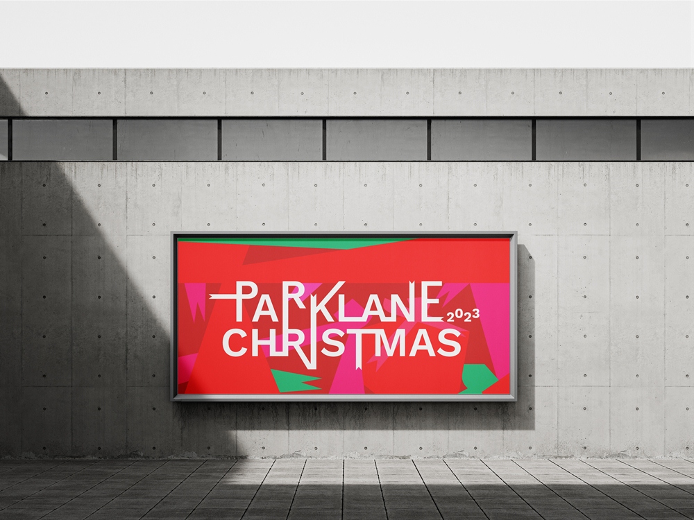 台中草悟道「PARKLANE CHRISTMAS」聖誕村落即將登場！金曲設計師「顏伯駿」操刀視覺設計，將街廓轉化緞帶意象，打造獨一無二節慶品牌